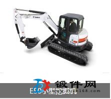 煙臺山貓E50小型挖掘機