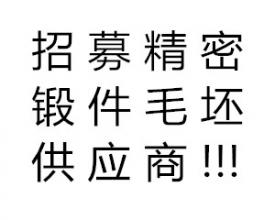 求合作精密鍛件毛坯供應(yīng)商