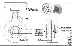 求購法蘭軸承及滑輪軸承 POM 輪子